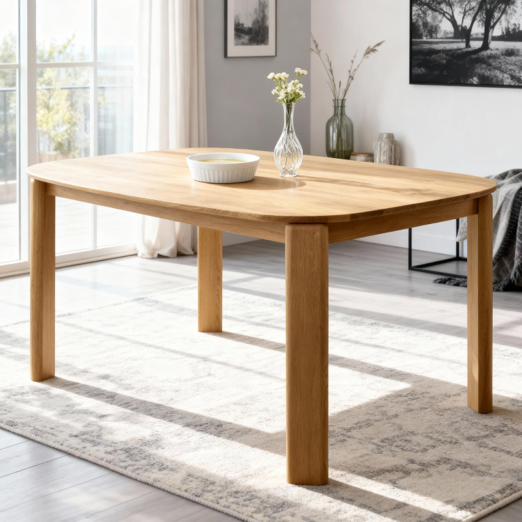 Designový drevený jedálenský stôl 160 x 90 cm