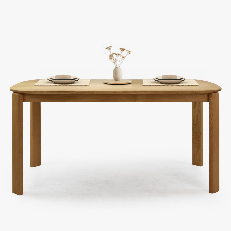 Designový drevený jedálenský stôl 160 x 90 cm