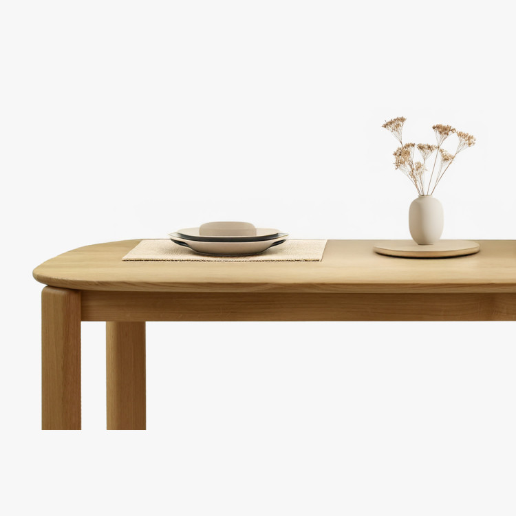 Designový drevený jedálenský stôl 160 x 90 cm