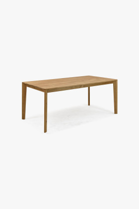 Dubový jedálenský set Oslo 180 × 90 cm so stoličkami Ori 2