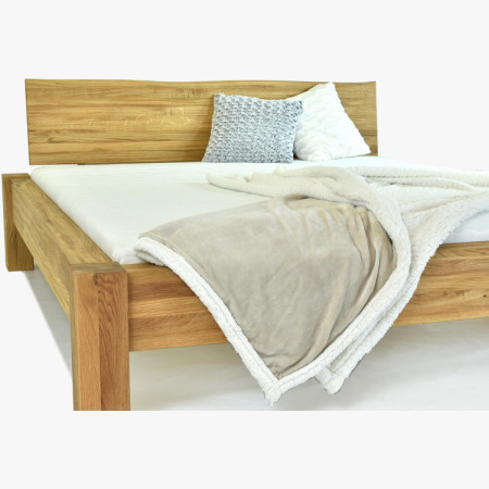 Manželská posteľ z masívu dub, Dunaj 160 x 200 cm