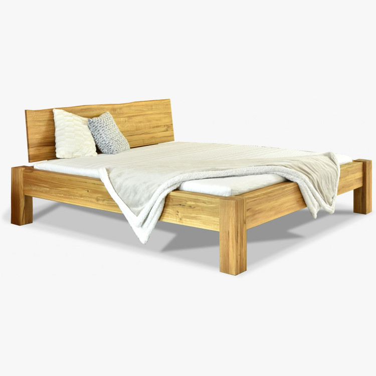 Manželská posteľ z masívu dub, Dunaj 160 x 200 cm
