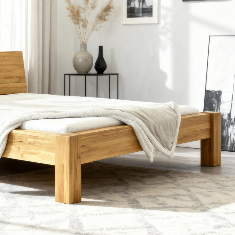 Manželská posteľ z masívu dub, Dunaj 160 x 200 cm