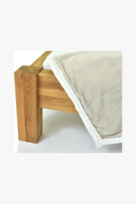 Manželská posteľ z masívu dub, Dunaj 180 x 200 cm 2