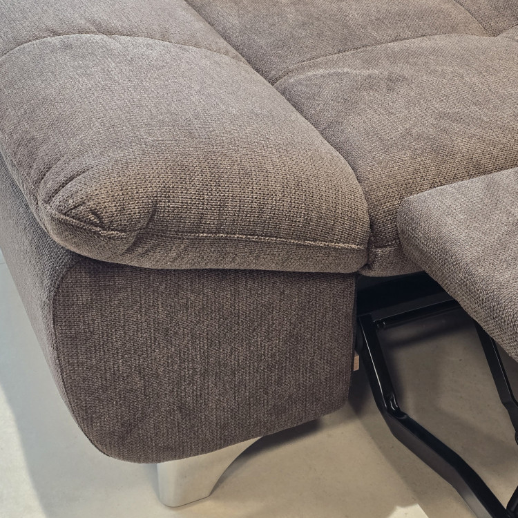 Rohová sedačka s funkciou spania farba hnedá , Roh vpravo