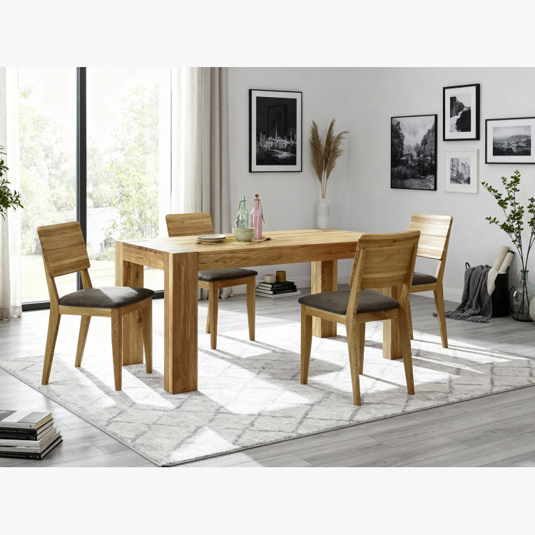 Dubový jedálenský stôl masívu DUB, George 180 x 100 cm