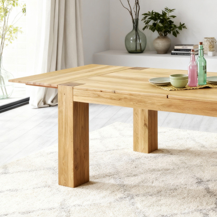 Masívny stôl z dubu vrátane nadstavcov, George II