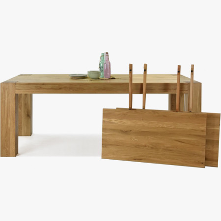 Masívny stôl z dubu vrátane nadstavcov, George II