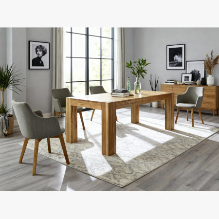 Dubový jedálenský stôl masív DUB, George 220 x 100 cm