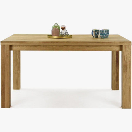 Dubový stôl 180 x 90 cm a 4 ks drevené stoličky