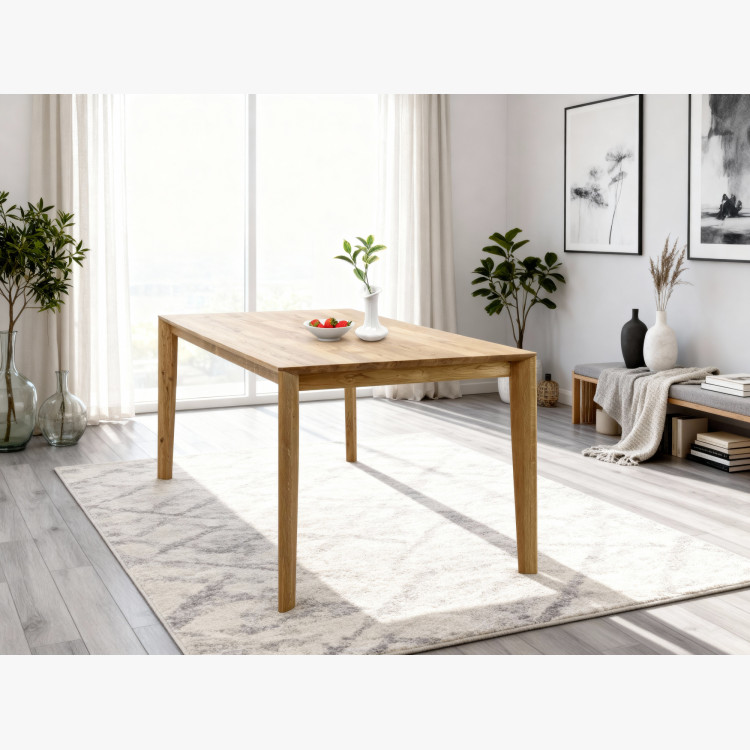 Dizajnový dubový stôl 180 x 90 cm
