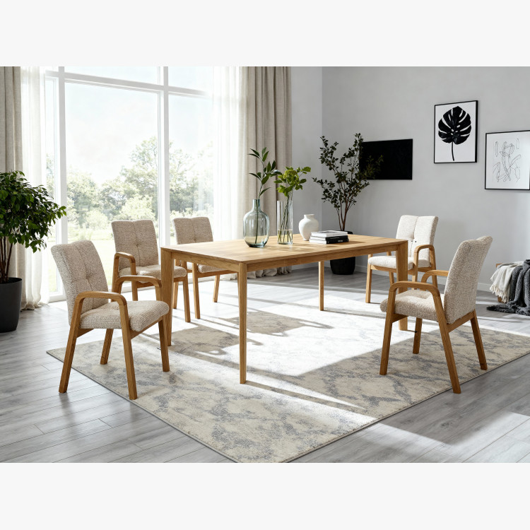 Dizajnový dubový stôl 180 x 90 cm