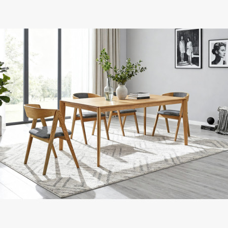 Dizajnový dubový stôl 180 x 90 cm