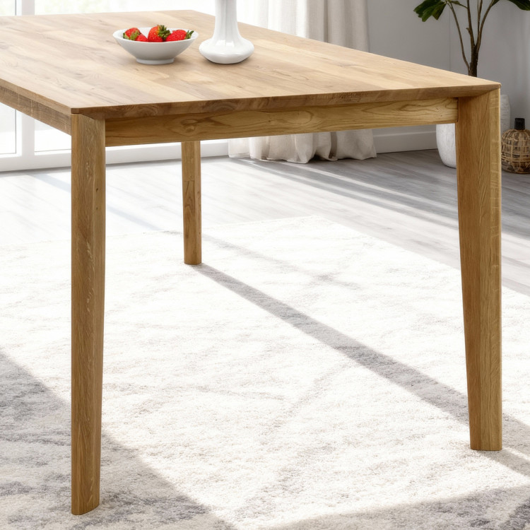 Súprava dubový stôl a stoličky 4 ks