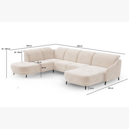 Sedacia súprava do U Blues