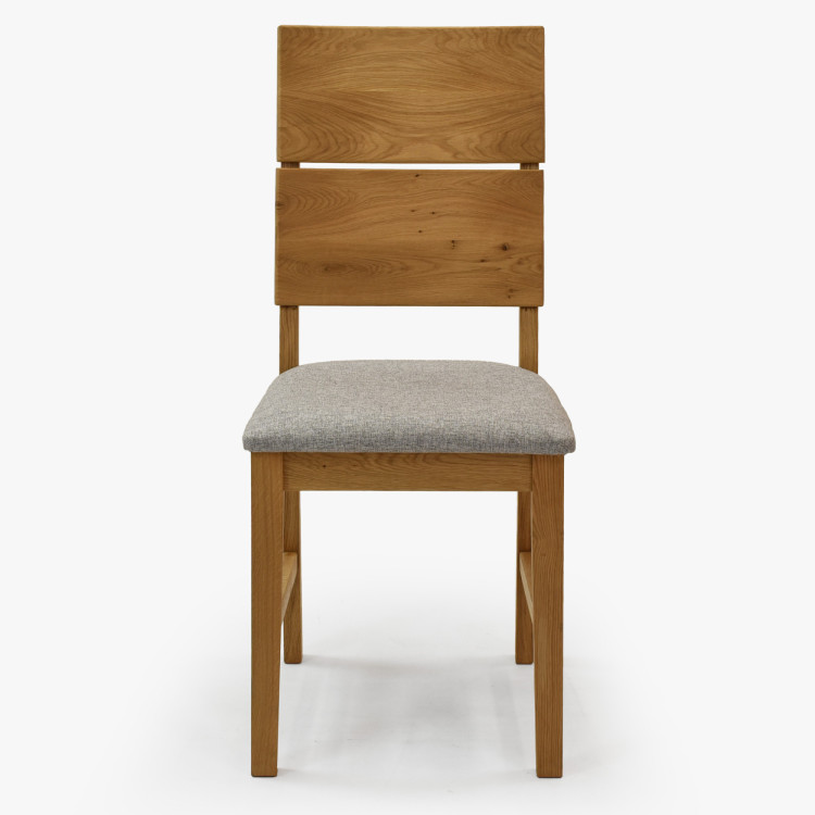 Masívny dubový jedálenský stôl 220×100 cm so 4 škandinávskymi stoličkami