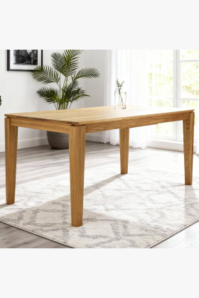 Jedálenský stôl z masívu rozkladací dub, Houston 160-210 x 90 cm 2