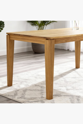 Jedálenský stôl z masívu rozkladací dub, Houston 140-190 x 90 cm 2