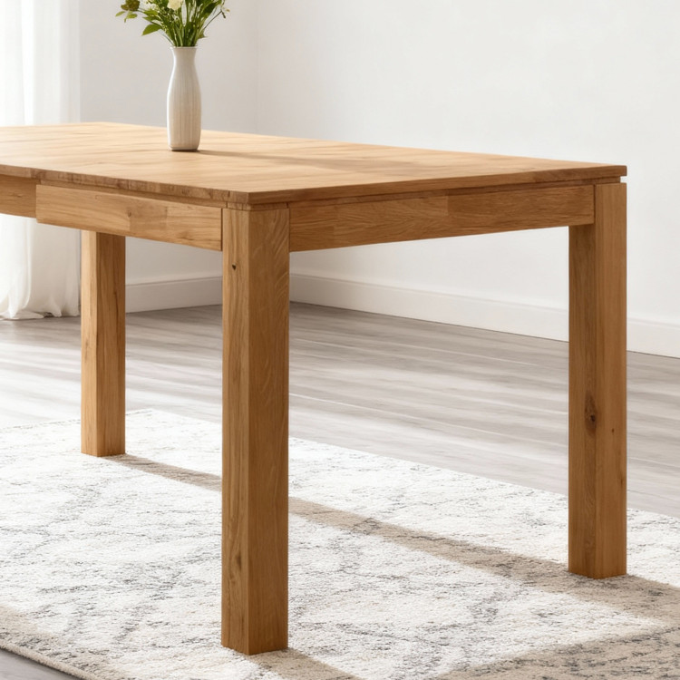 Masívny rozkladací stôl 120 x 80 cm, + 50 cm