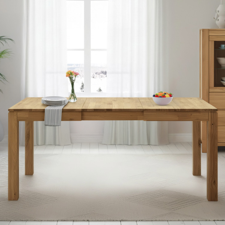 Masívny rozkladací stôl 120 x 80 cm, + 50 cm