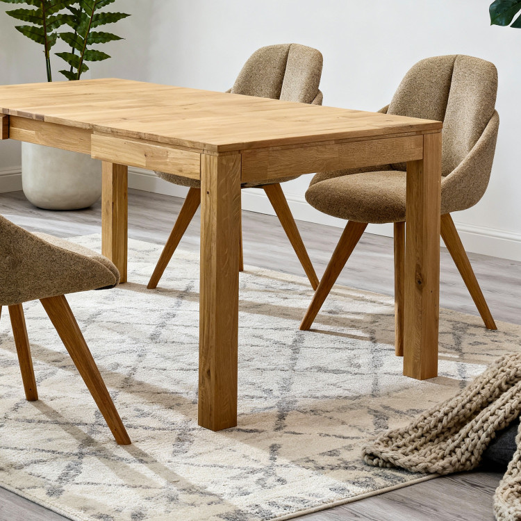 Masívny rozkladací stôl 120 x 80 cm, + 50 cm