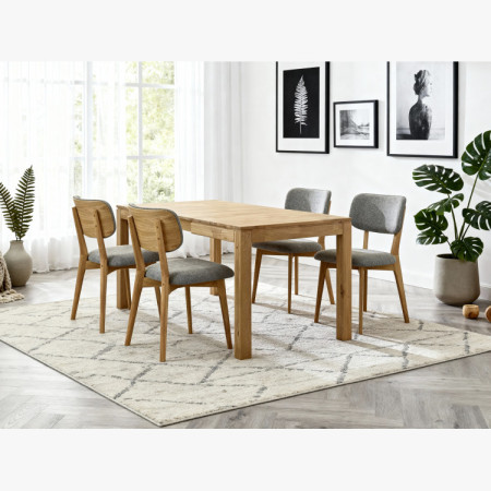 Masívny rozkladací stôl 120 x 80 cm, + 50 cm