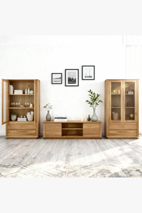 Obývacia stena Monako z masívneho dubového dreva