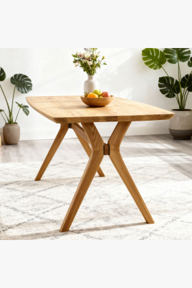 Dubový stôl oválny 180 x 90 cm