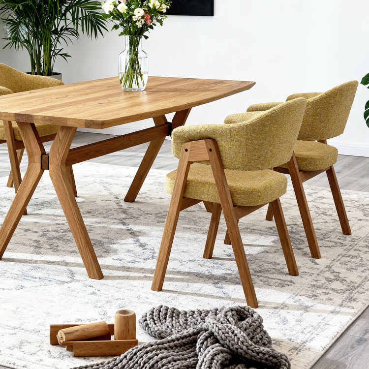 Dubový stôl oválny 180 x 90 cm