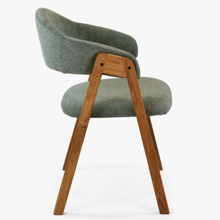 Dubový jedálenský stôl oválny 180 × 90 cm a stoličky Arco matné