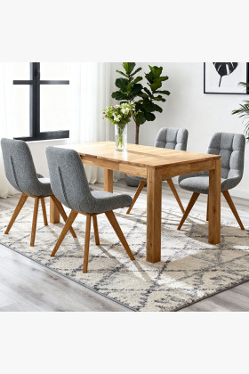 Rozkladací jedálenský set Matuš 80 x 80 + 4xTemza