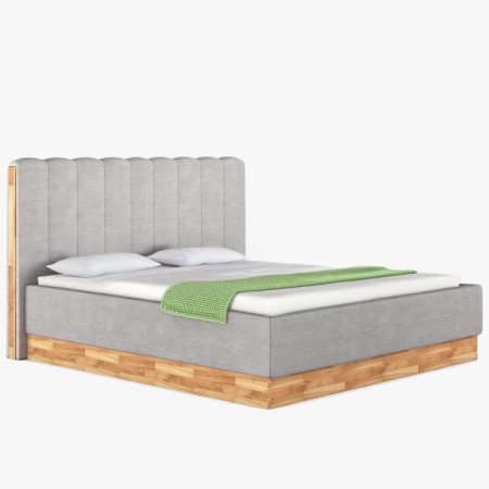 Látková posteľ s úložným priestorom 180 x 200 cm