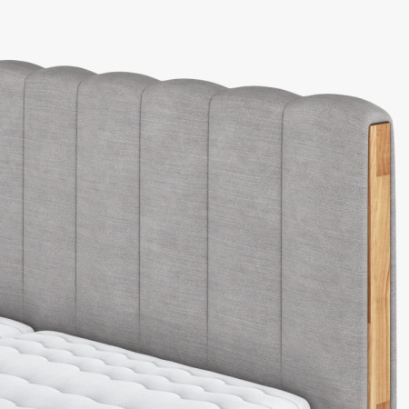 Látková posteľ s úložným priestorom 180 x 200 cm