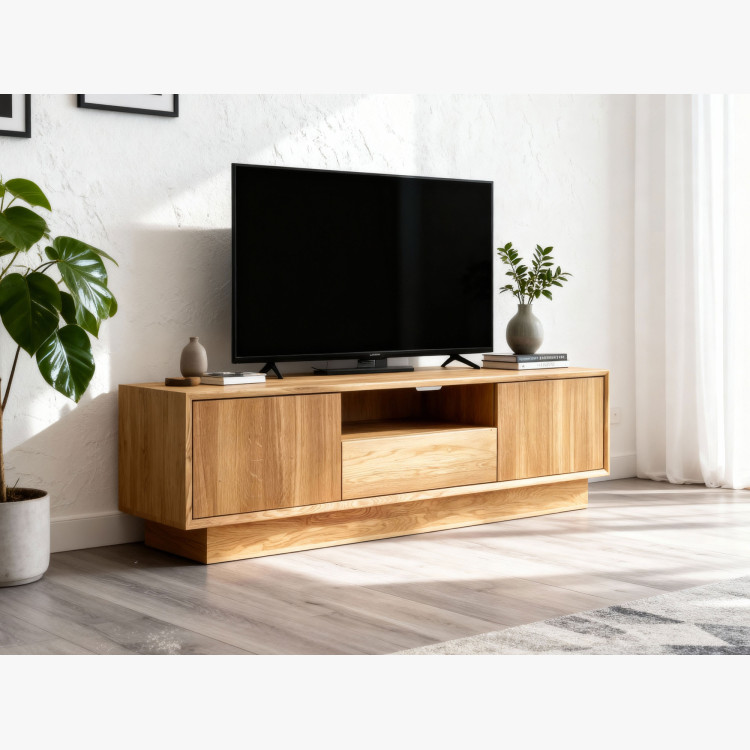 Masívna televízna komoda z duba, Oslo II