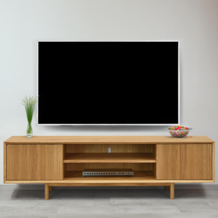 Dubová televízna komoda na nožičkách 180 cm, Oslo II