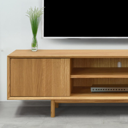 Dubová televízna komoda na nožičkách 180 cm, Oslo II