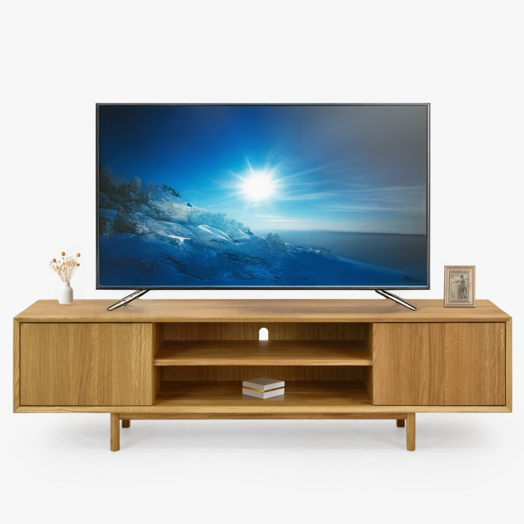 Dubová televízna komoda na nožičkách 180 cm, Oslo II