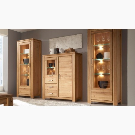 Drevený dubový príborník do jedálne, typ 47