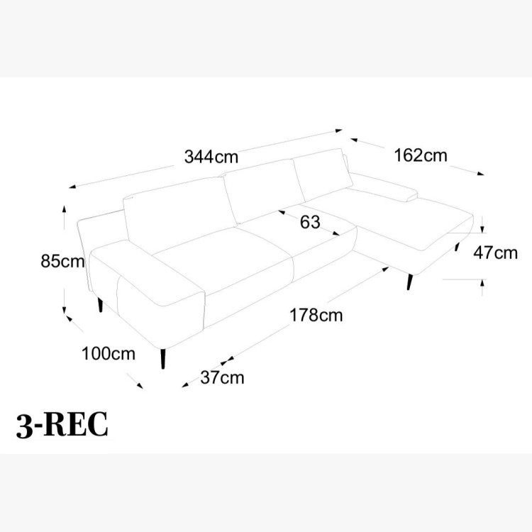 Luxusná rohová sedačka Forma