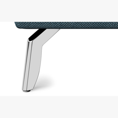 Čalúnená posteľ s úložným priestorom modrá, 160 x 200 cm