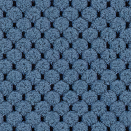 Čalúnená posteľ s úložným priestorom modrá, 160 x 200 cm