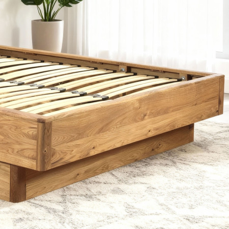 Posteľ z masívu dub s úložným priestorom , Texas 180 cm