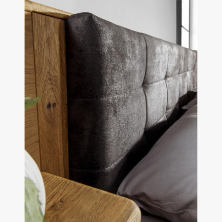 Posteľ z masívu dub s úložným priestorom , Texas 160 cm