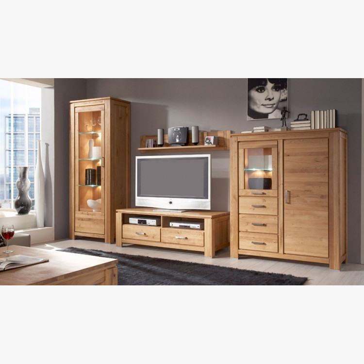 Drevený dubový príborník do jedálne, typ 47