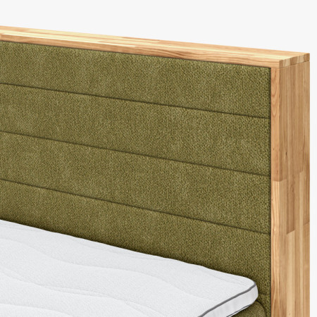 Posteľ boxspring s úložným priestorom, Moneta 180 zelená