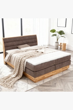 Posteľ boxspring s úložným priestorom, Marisa 180 hnedá
