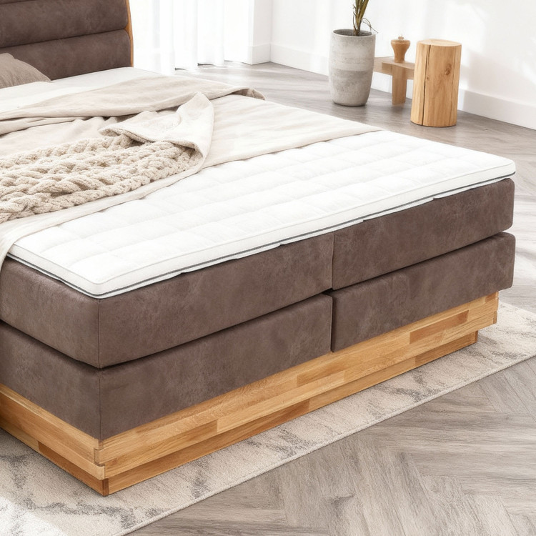 Posteľ boxspring s úložným priestorom, Marisa 180 hnedá