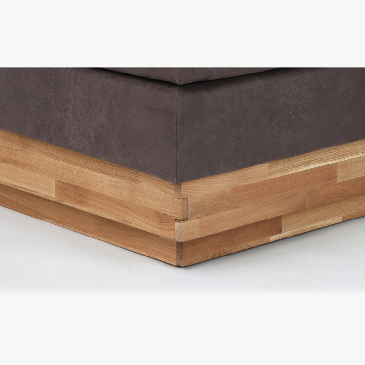 Posteľ boxspring s úložným priestorom, Marisa 180 hnedá