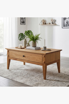 Dubový konferenčný stolík na nožičkách 100 x 60 cm