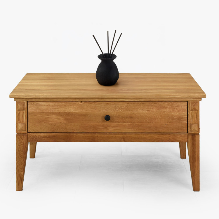 Dubový konferenčný stolík na nožičkách 100 x 60 cm